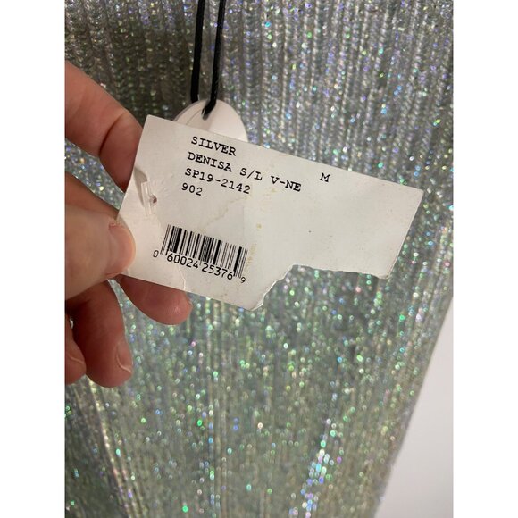 **NWT (flaw) Retrofete Denisa Sequin V-Neck Sleeveless Cocktail Dress-sz Medium - Picture 15 of 16